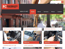 Tablet Screenshot of fostercitylocksmithpros.com